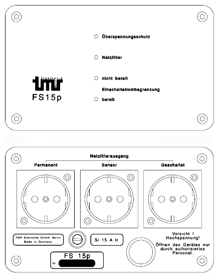 Front- und Rückwand TMR FS 15p